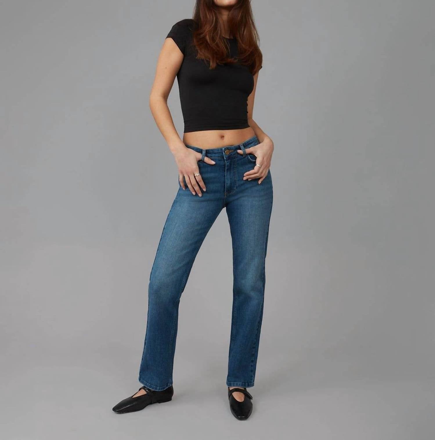 Lola Jeans - Denver High Rise Straight Jeans