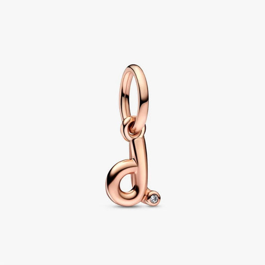 Pandora - Letter D Script Dangle Charm