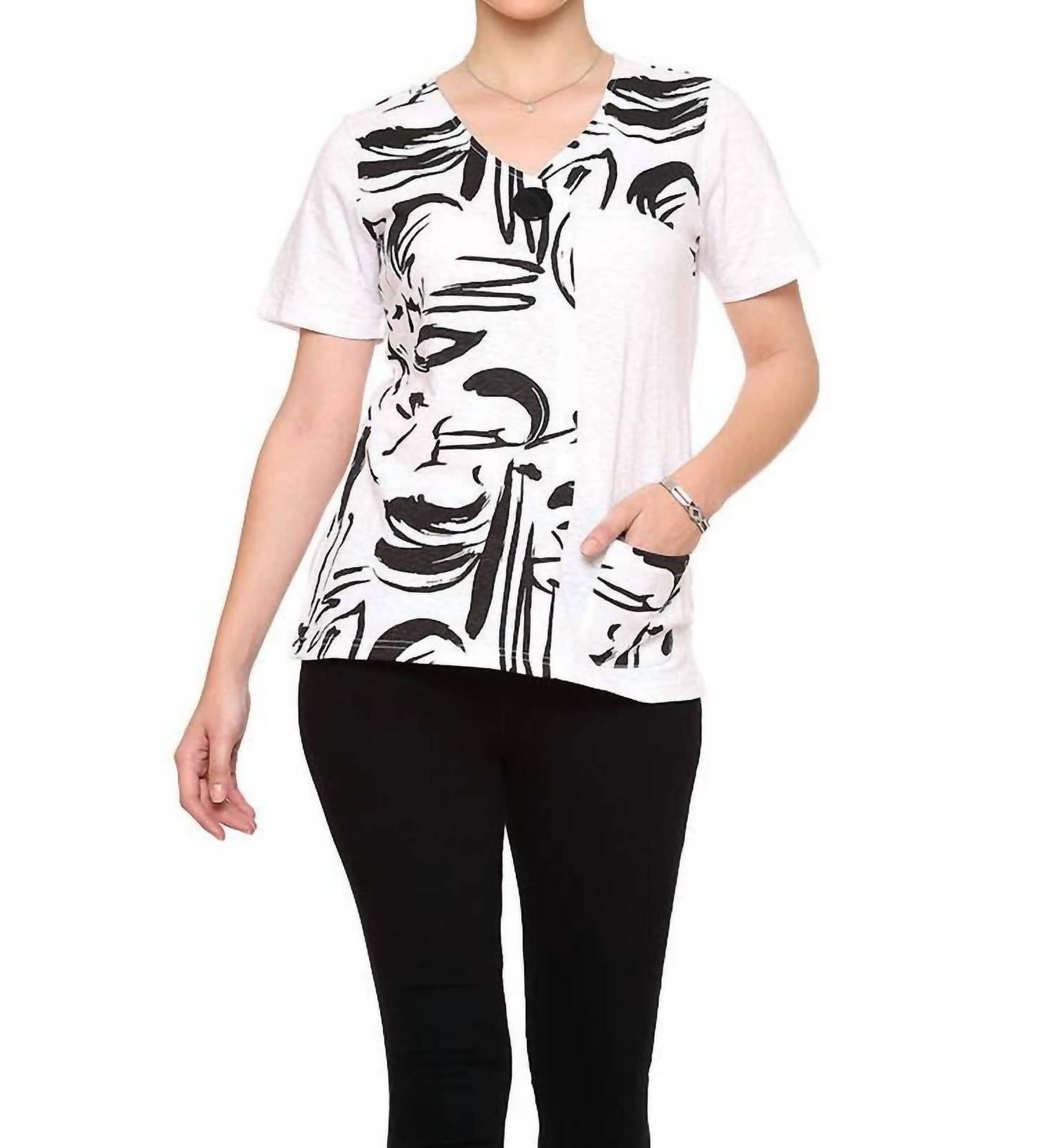Parsley & Sage - Roma Short Sleeve Pocket Top