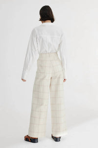 Significant Other - Georgia Check High Waist Trouser Pant
