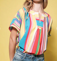 Ces Femme - Wildflower Short Sleeve Tunic