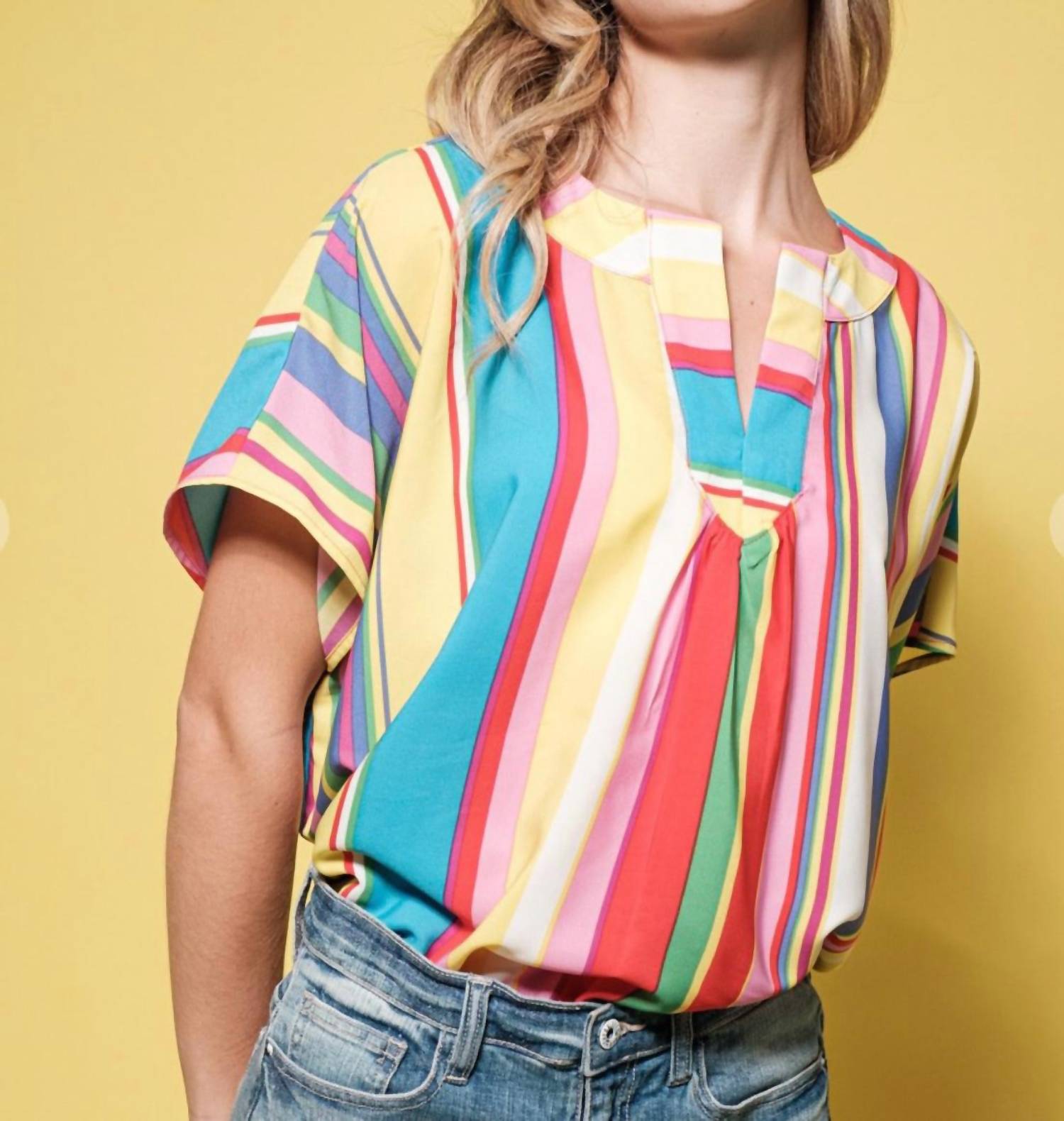 Ces Femme - Wildflower Short Sleeve Tunic