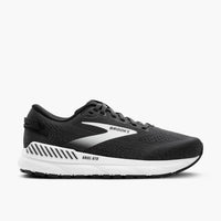 BROOKS Women's Ariel Gts 24 Shoes in 016 ebony black white - women's sneaker - detail view