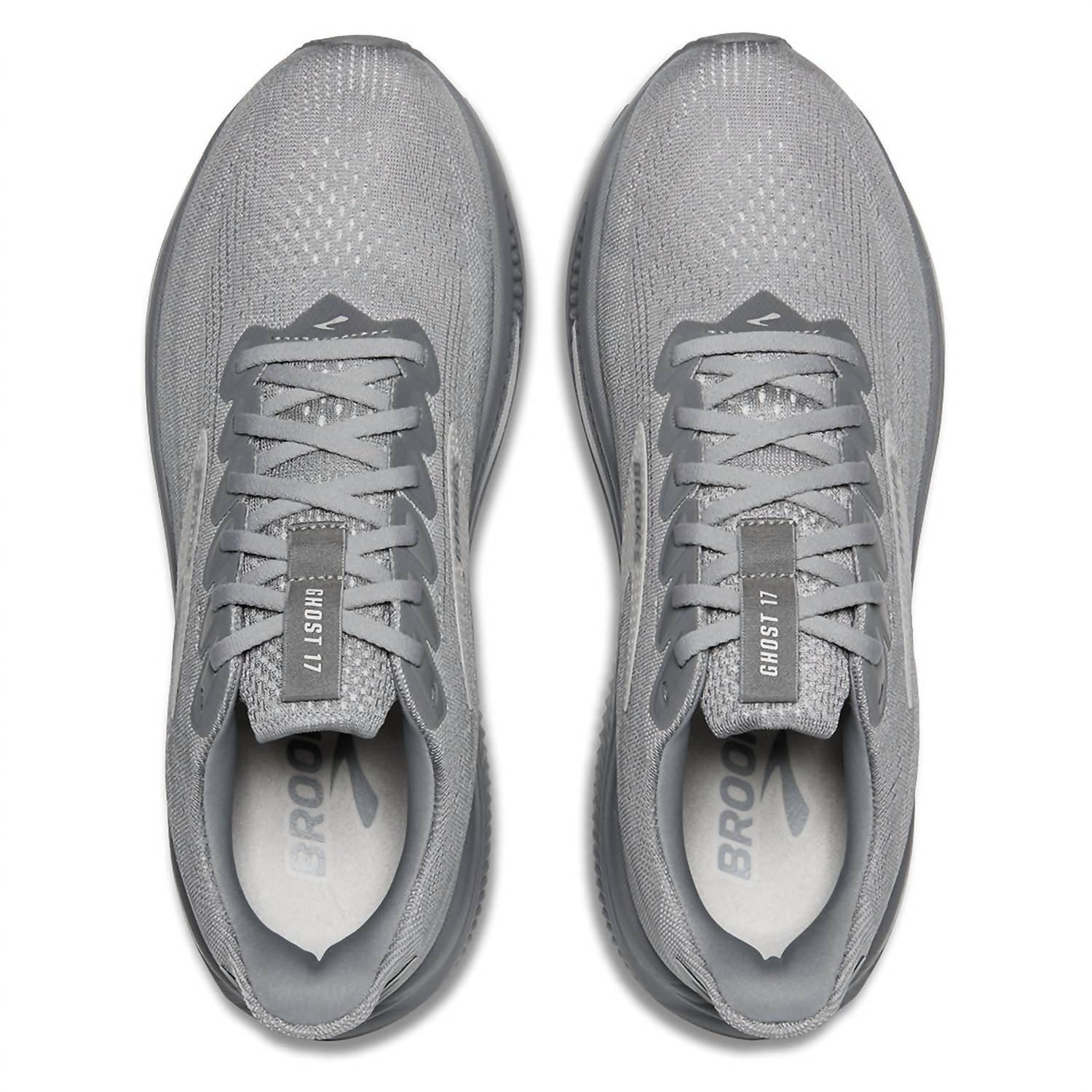 BROOKS Men's Ghost 17 Running Shoe in 041 primergray oystermushroom - men's shoe - view 4