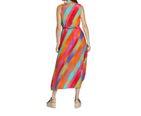 Apny - Sleeveless Button-down Maxi Dress
