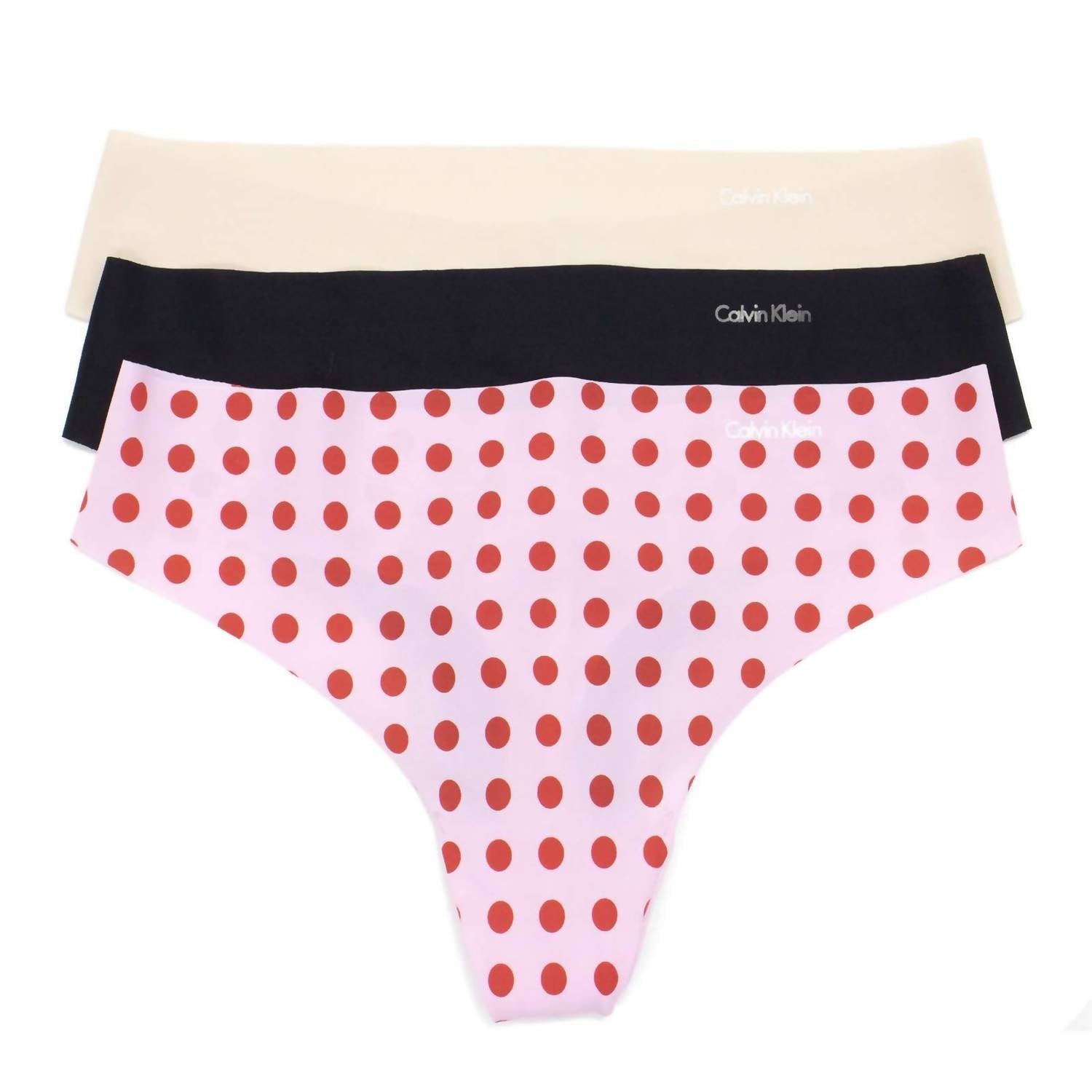 Calvin Klein - Women's Invisibles 3 Pack Thong