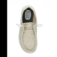 HEY DUDE Women's Wendy Woven Shoes in cream - women's flats - view 4