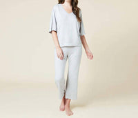 Softies - Dream Relaxed V-neck With Capri Lounge Set