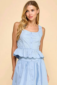 Tcec - Peplum Top