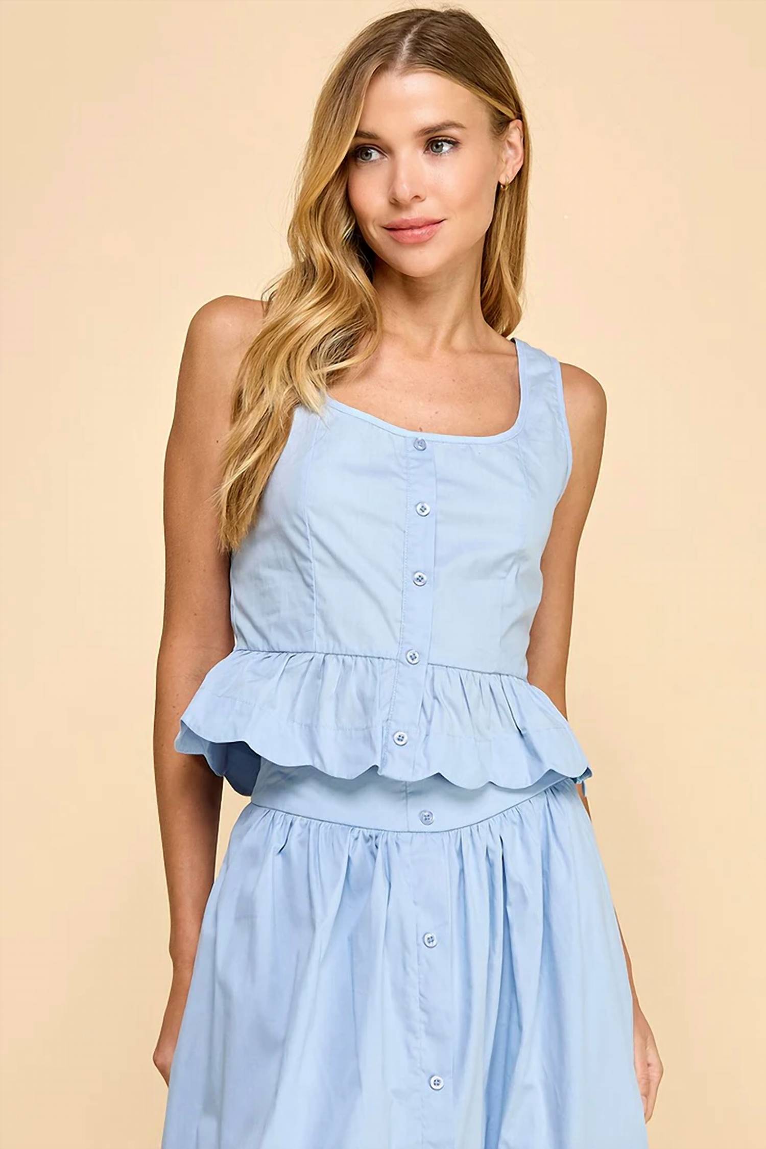 Tcec - Peplum Top