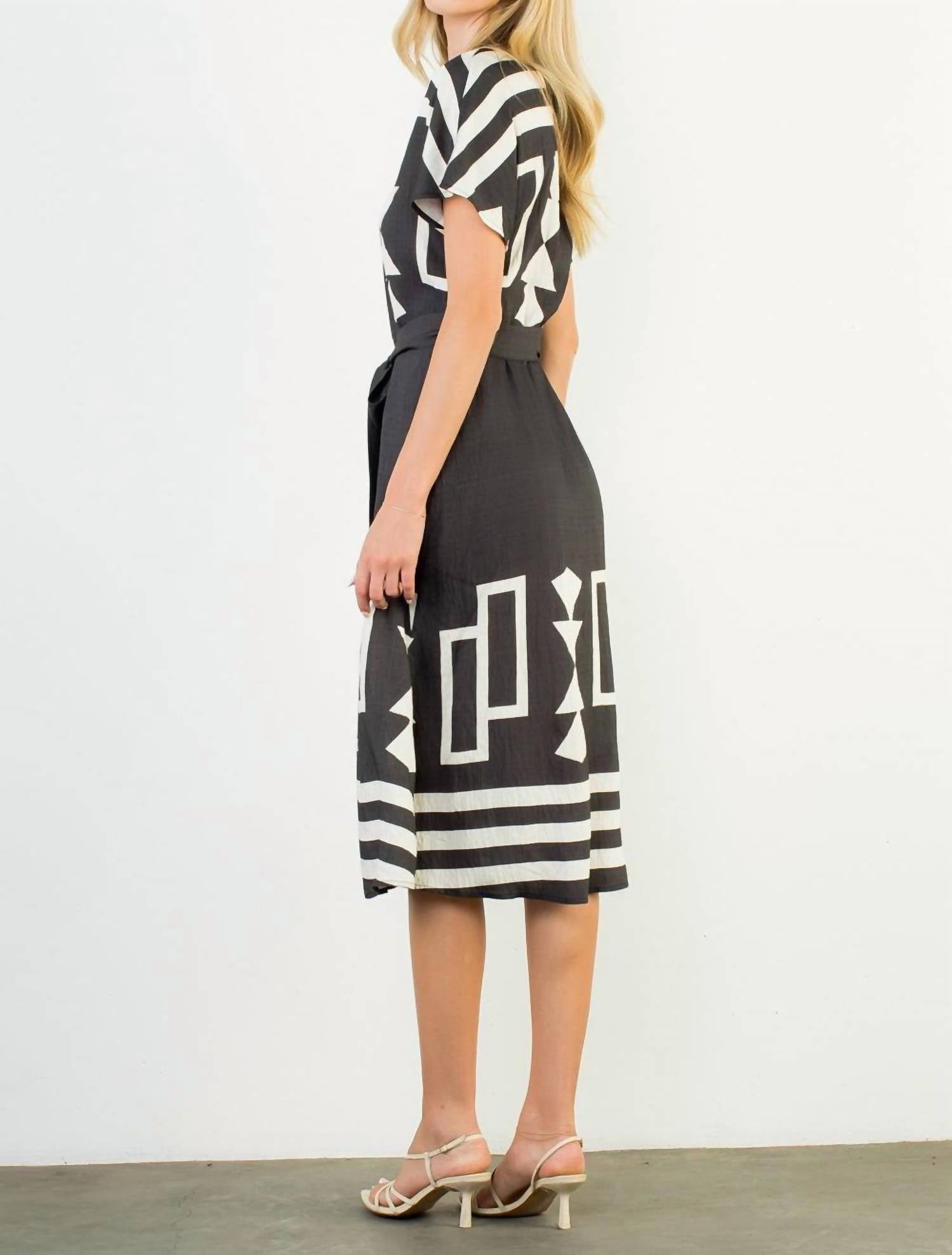 Thml - Brielle Midi Dress With Tie