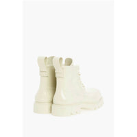 Bottega Veneta - Women's Shiny Rubber Ankle Boots With Round Toe