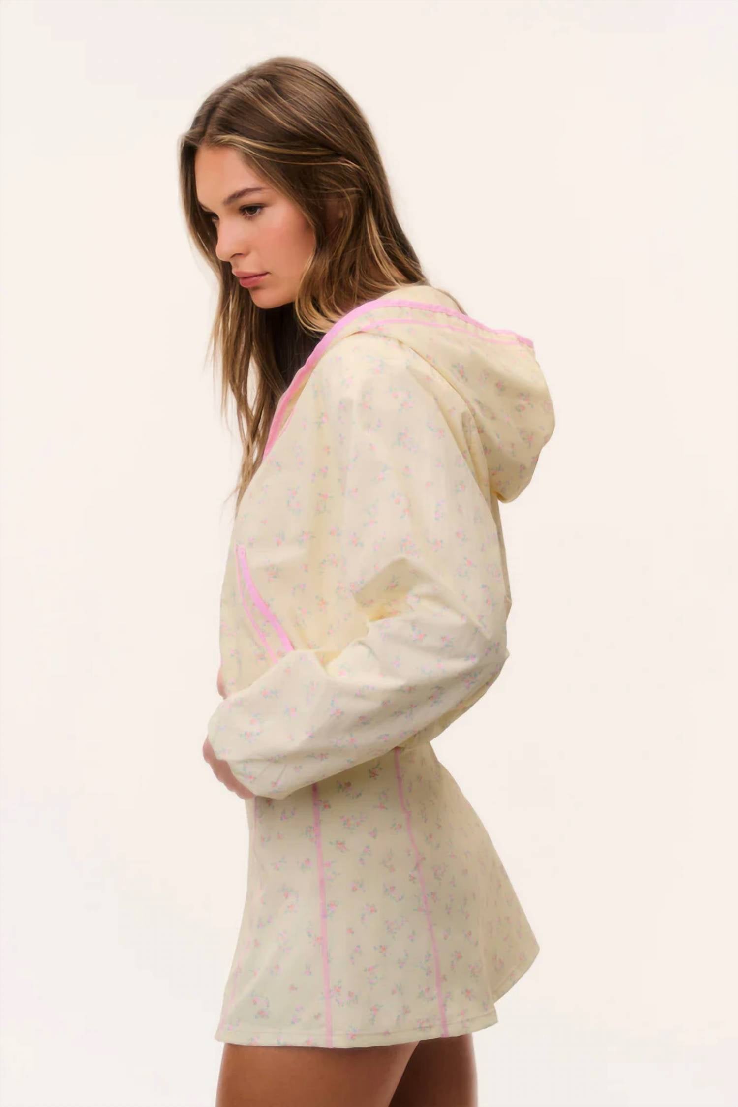 Loveshackfancy - Kariana Windbreaker Hoodie