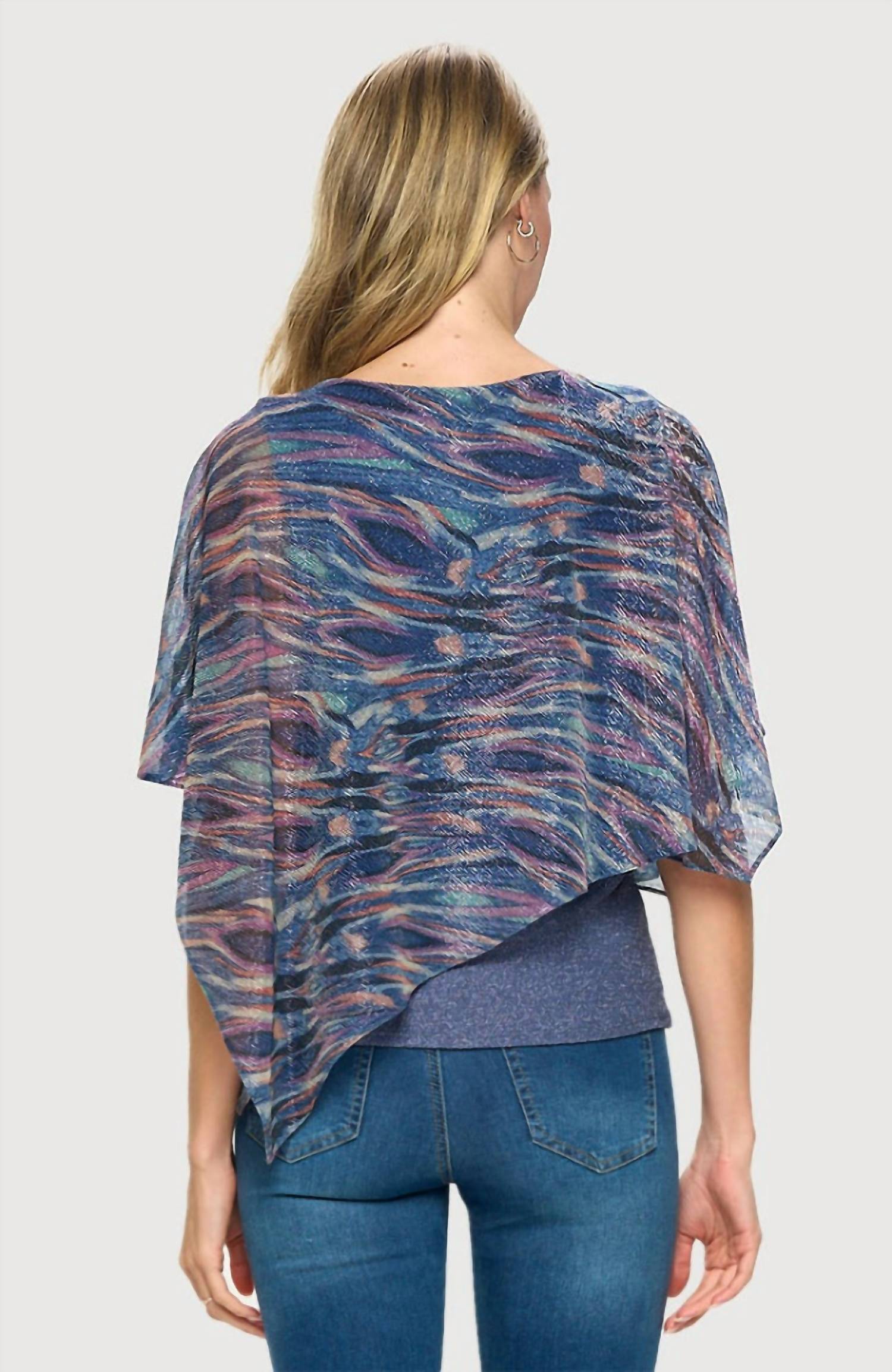 Last Tango - Printed Asymmetrical Flowy Top