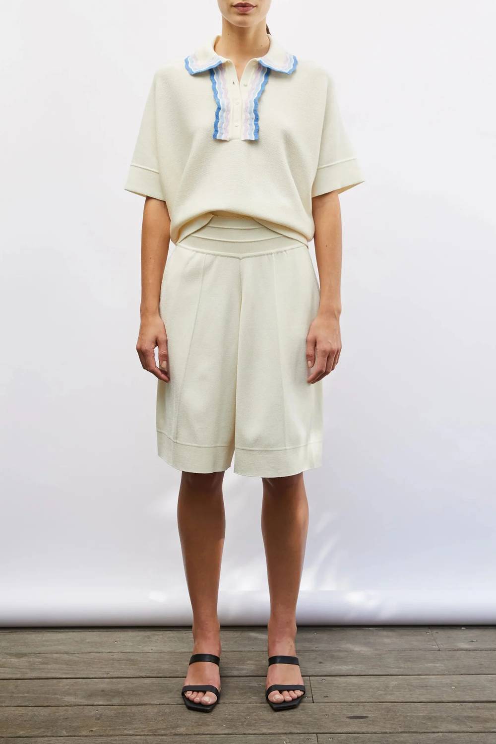 Molli - Duc Rick Rack Edged Collar Polo