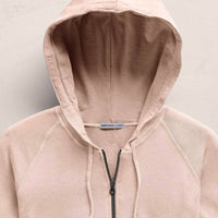 James Perse - Women's Vintage French Terry Zip Up Hoodie