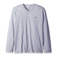 Lacoste - Men's Long Sleeve Jersey Pima V Neck T-shirt