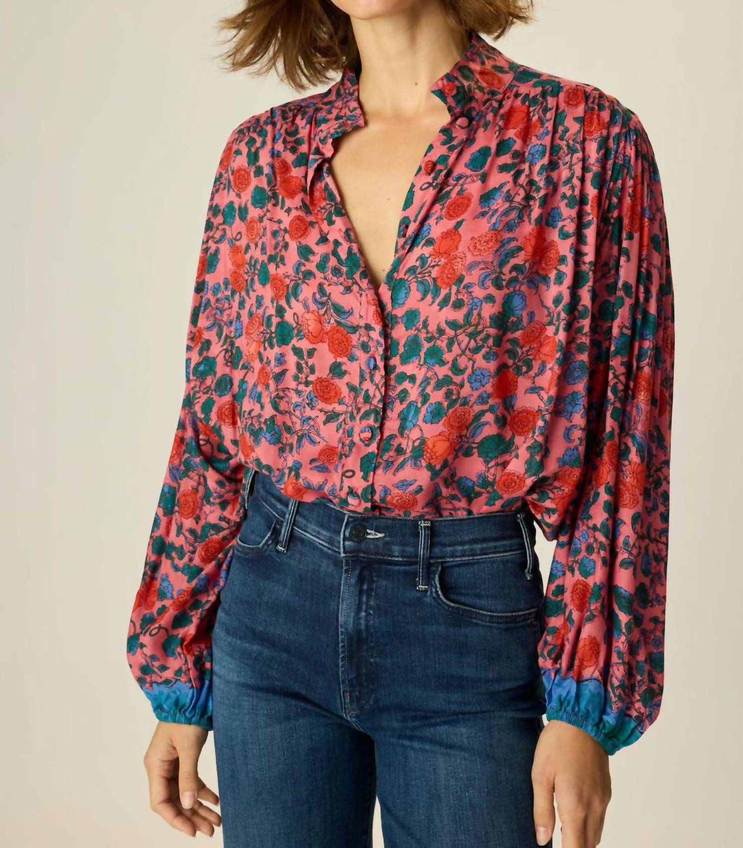 Natalie Martin - Iris Rayon Print Top