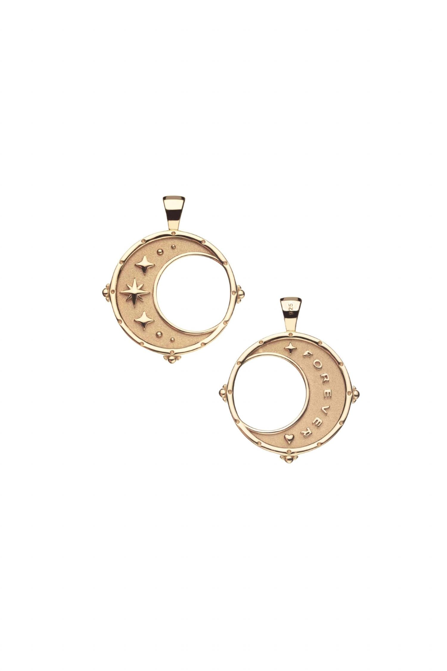 Jane Win - Women's Forever Moon And Back Pendant Necklace