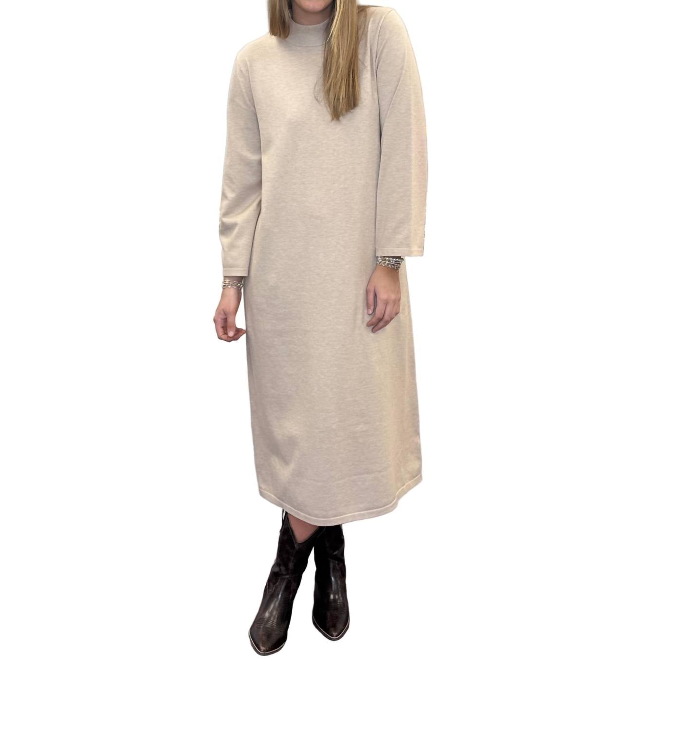 Entro - Mockneck Midi Dress