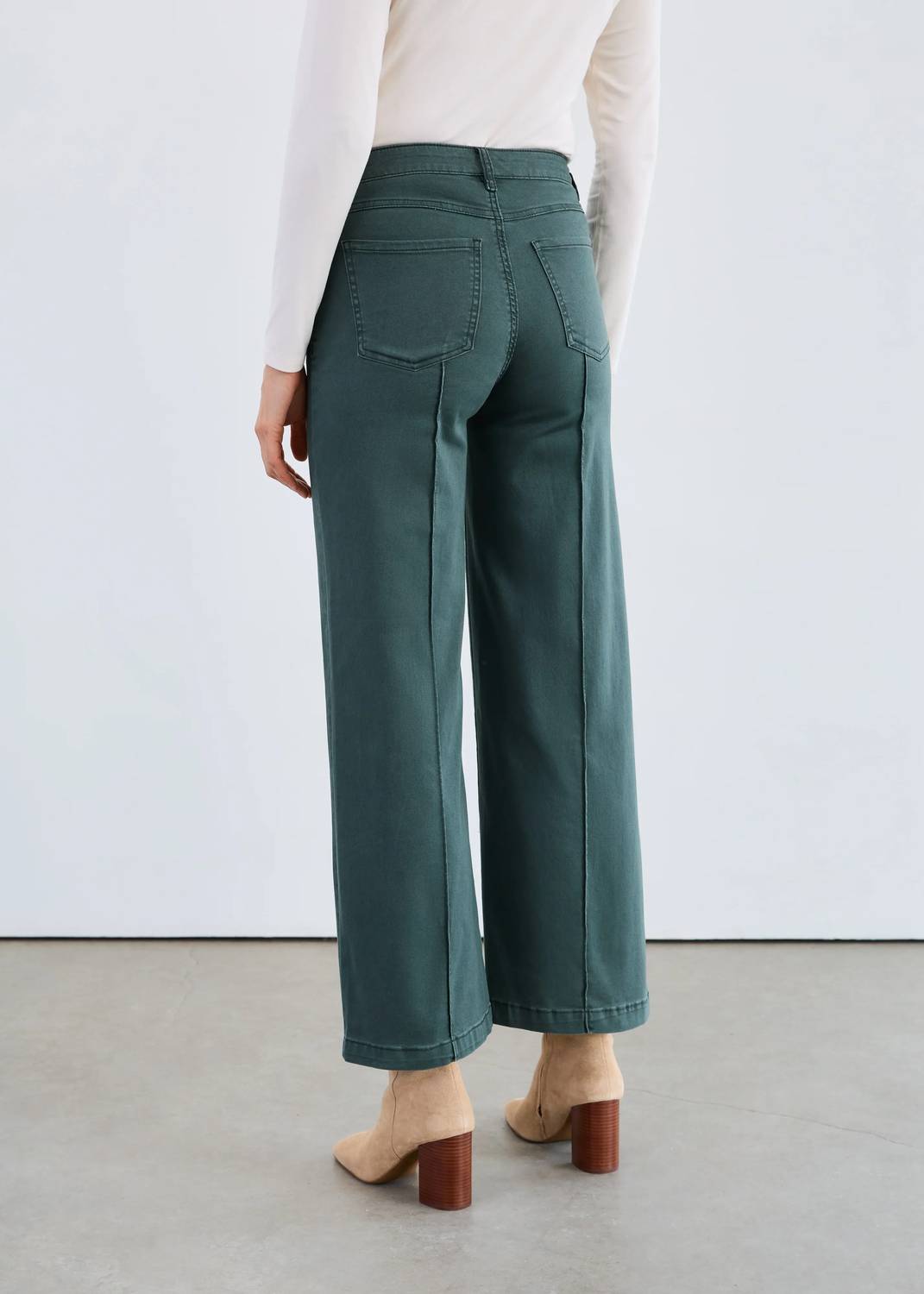 Fdj - Olivia Wide Leg Denim Jeans
