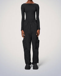 Rains Kano Pants in black - women's pants