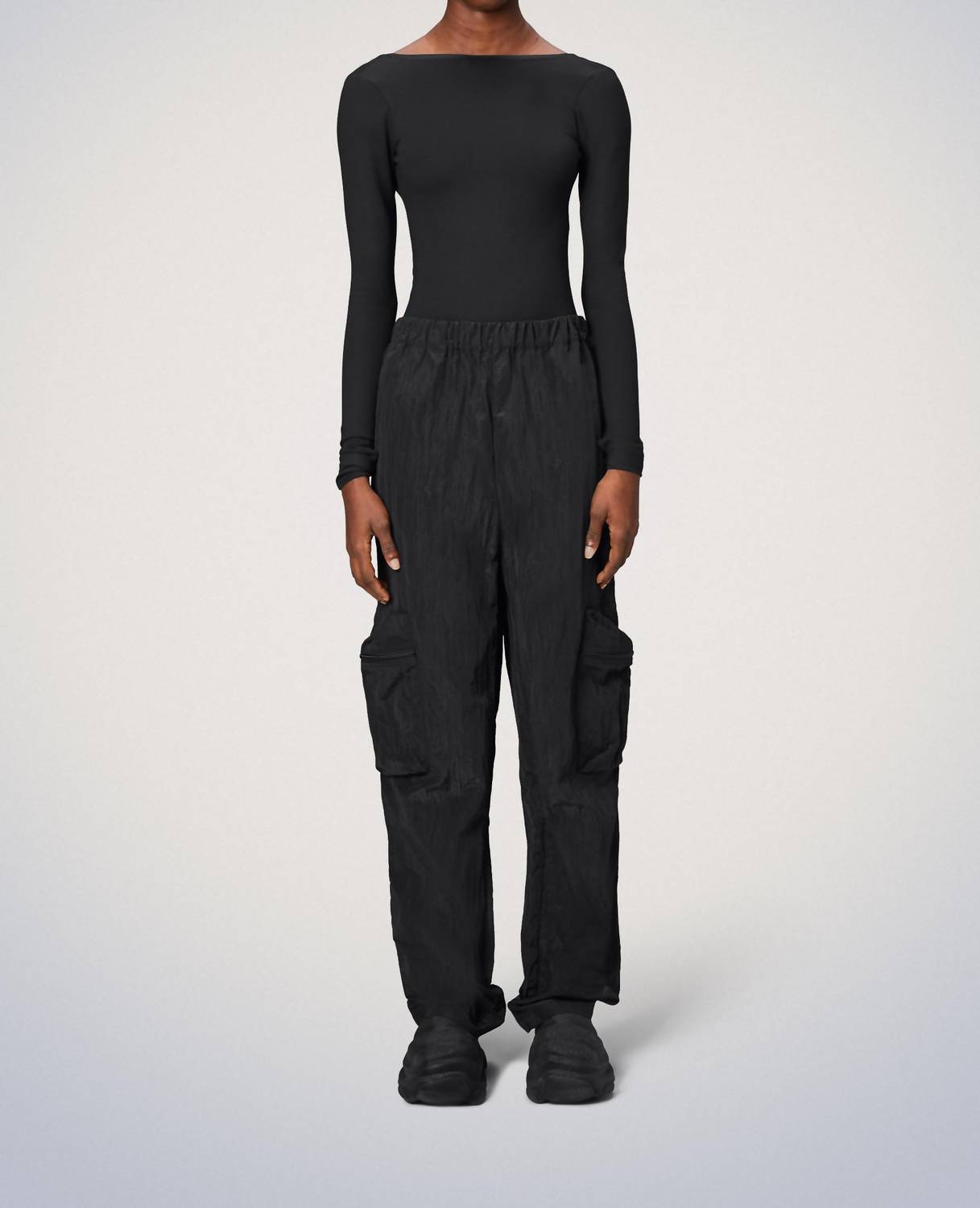 Rains Kano Pants in black - women's pants