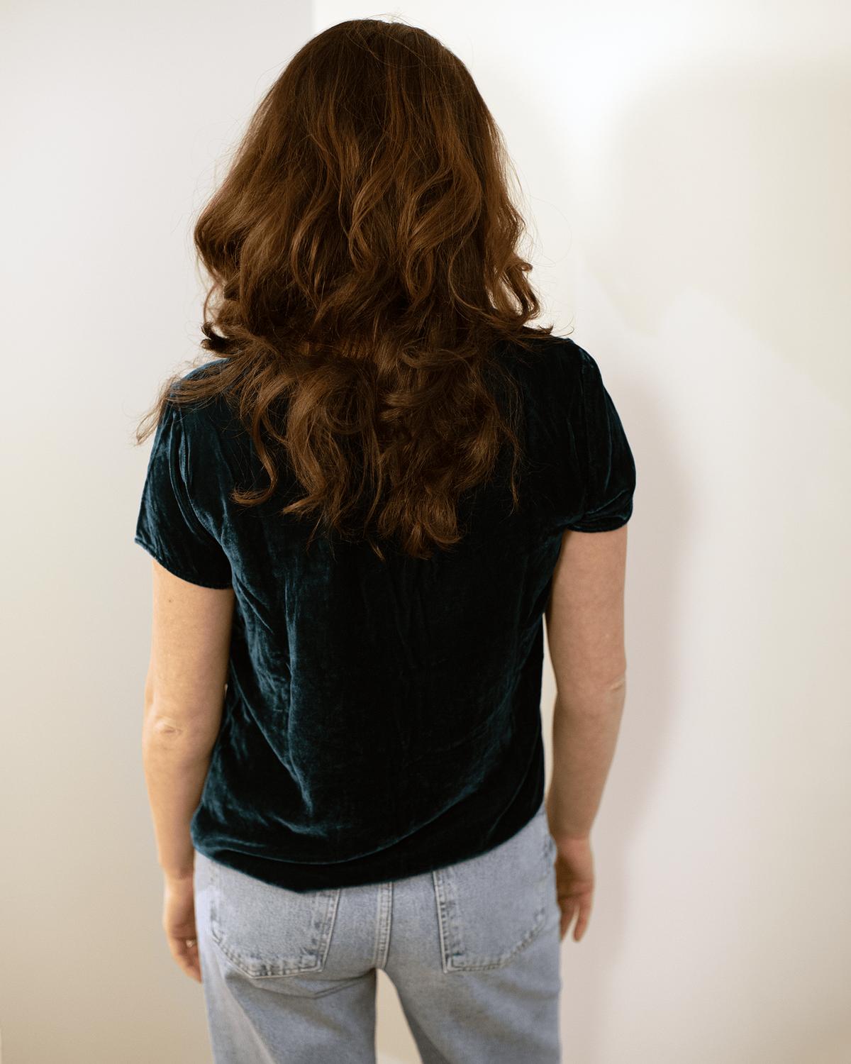 Bella Dahl - Button Back Crew Tee