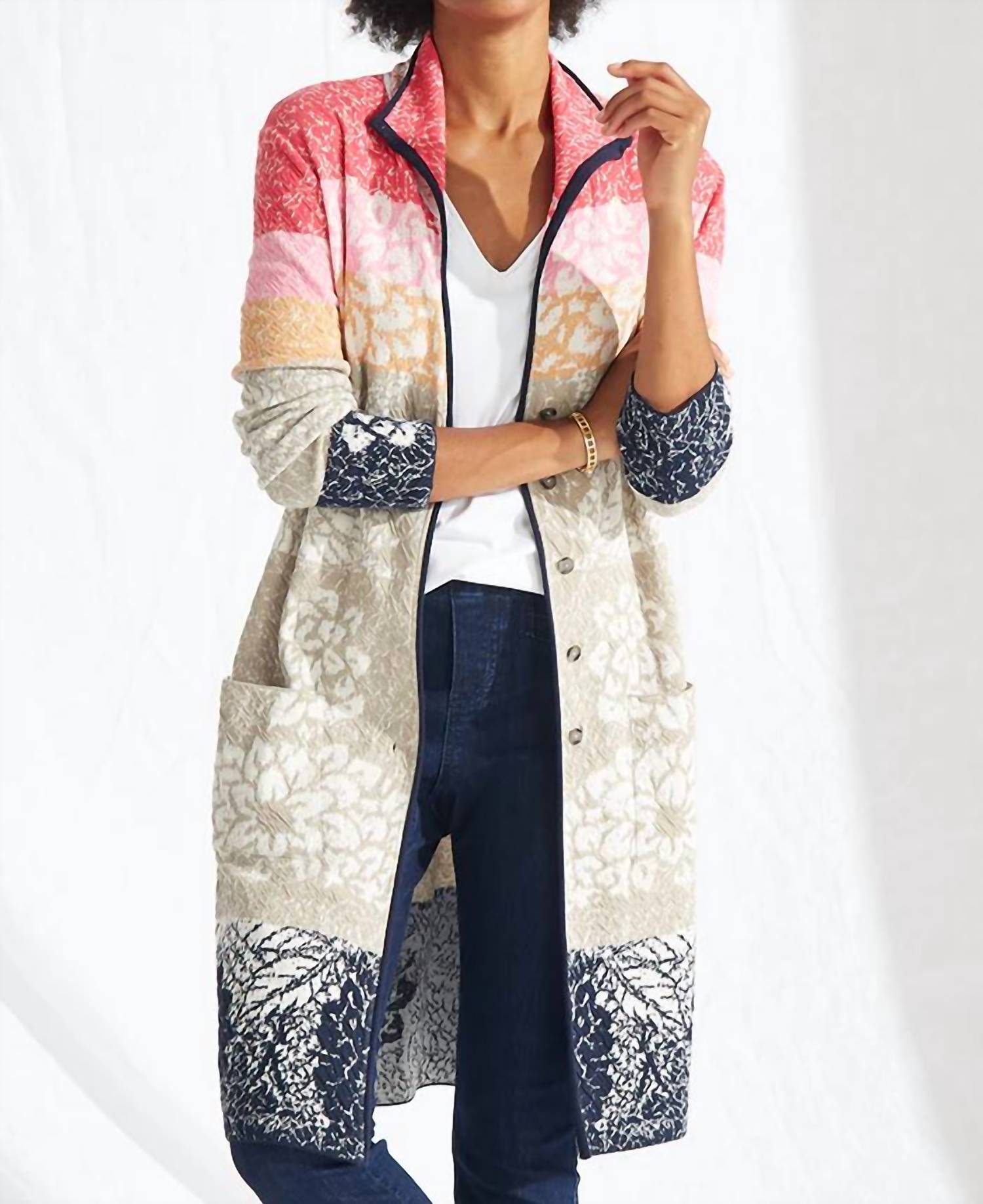 Nic + Zoe - Susana Sunset Seeker Lightweight Cardigan - Plus