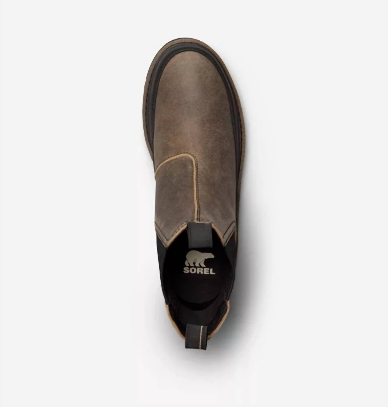 SOREL Men's Slabtown 62 Waterproof Chelsea Boots in canoe - men's boots - view 5