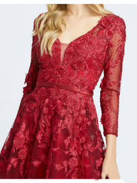 Mac Duggal - Long sleeveless jersey knit Dress