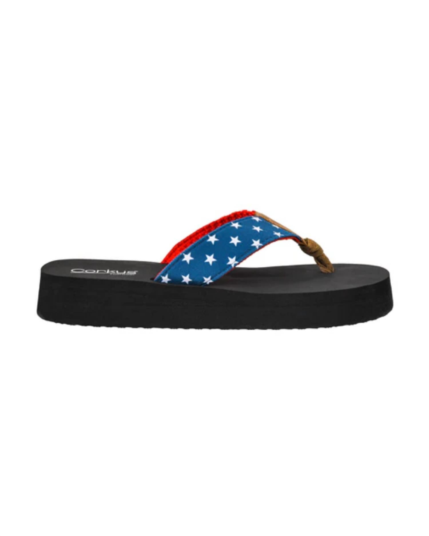 Corkys Footwear - Women's Liberty Americana Flip Flops