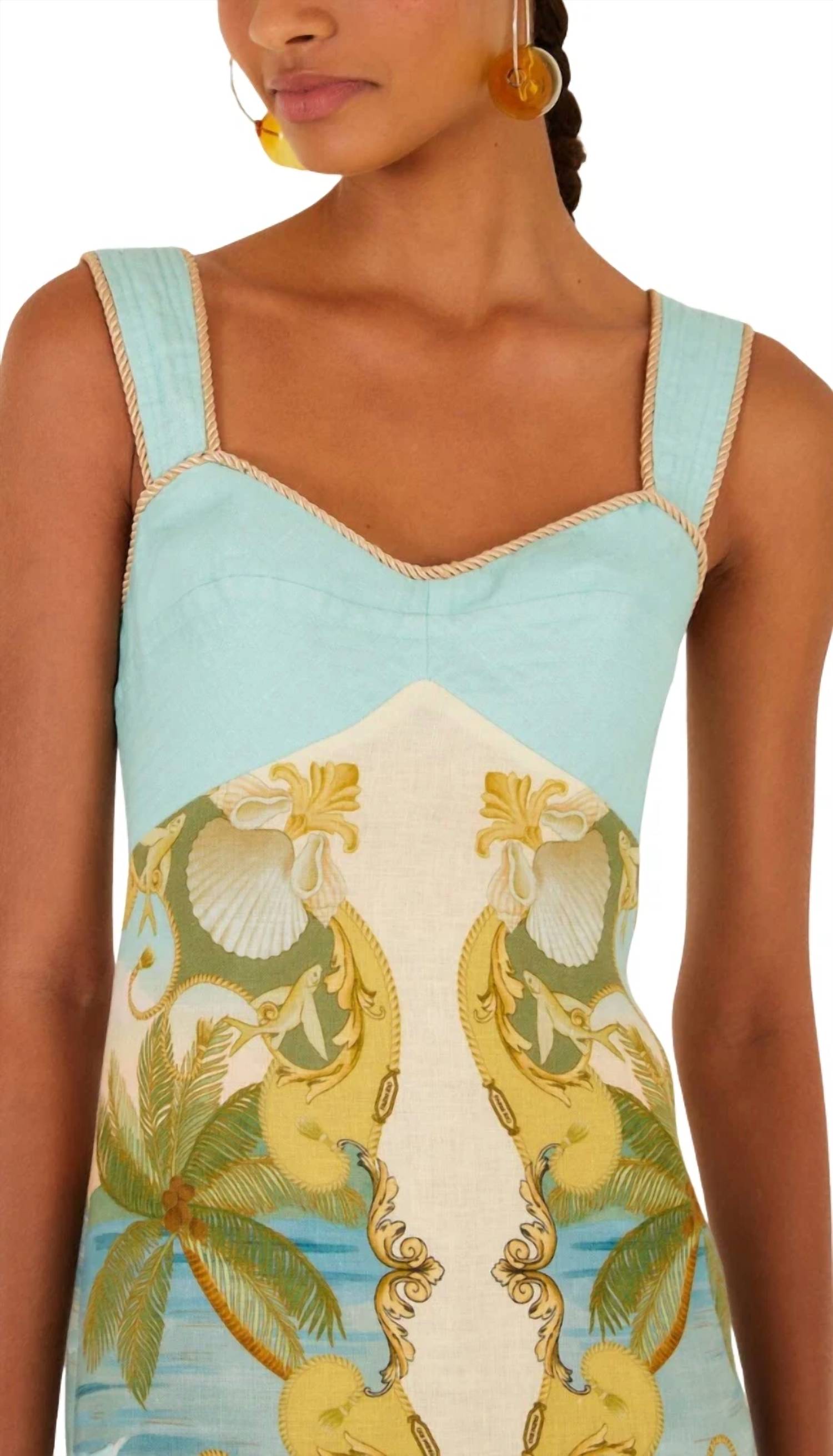 Farm Rio - Sleeveless Maxi Dress
