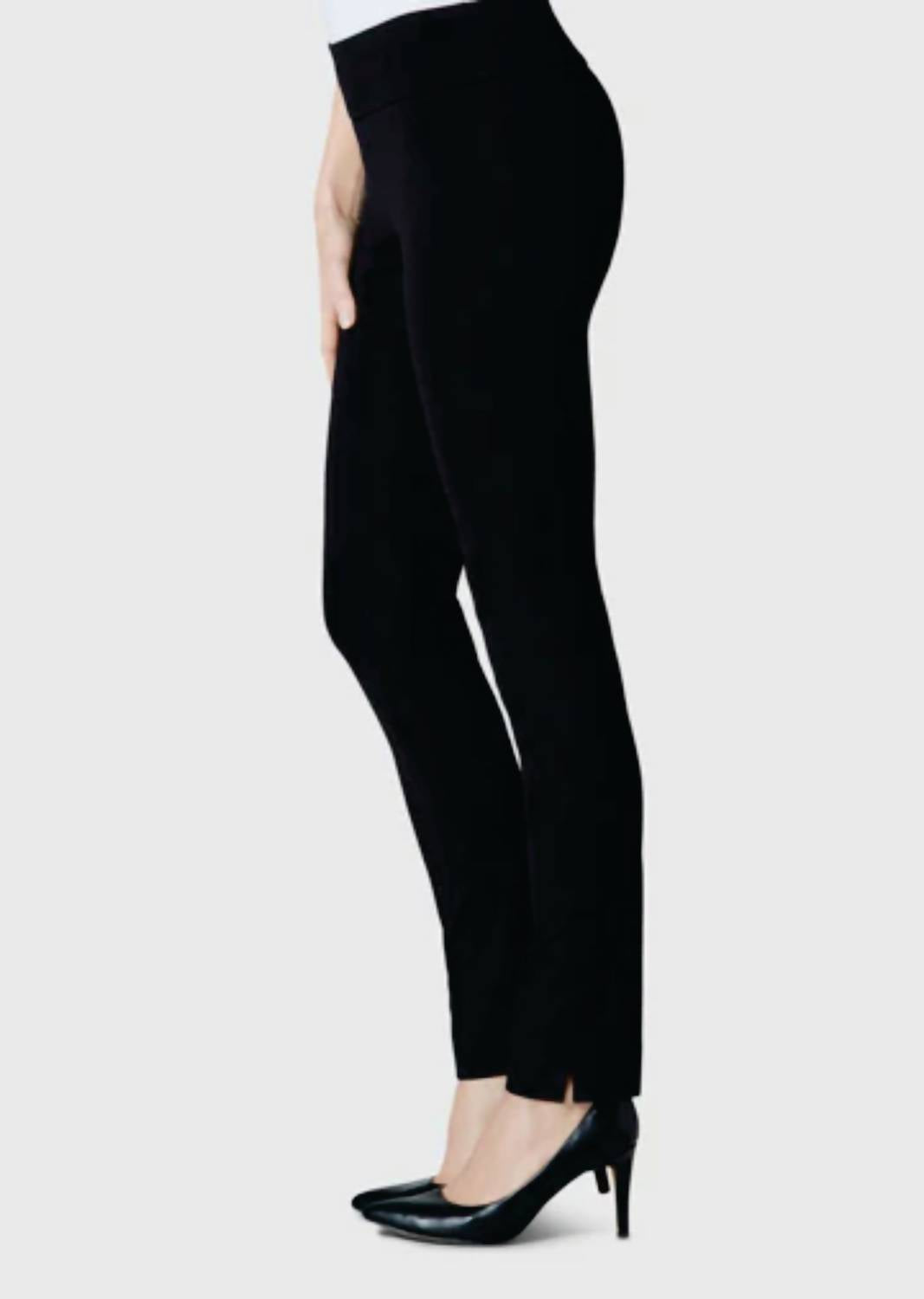 LISETTE Kathryne Slim-cut Pant in black - women's pants - alternate view