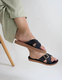 Andrea - Women's Synthetic Flat Sandals
