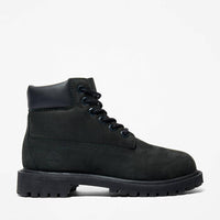 Timberland Boys Premium Waterproof 6-inch Padded Collar Boots in black - kids' boots