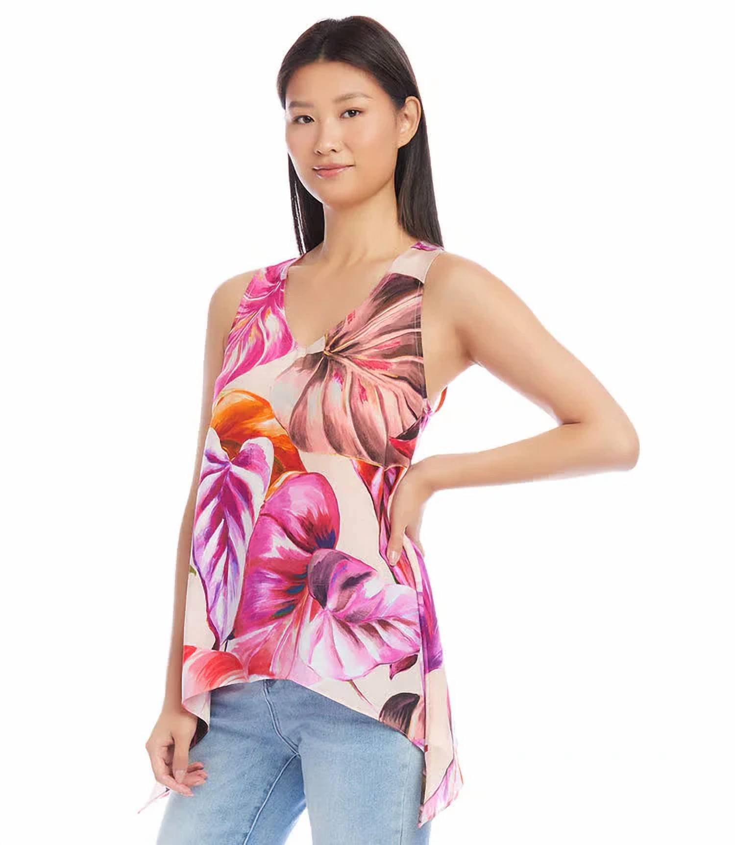 Karen Kane - Parity Uneven Hem Tank