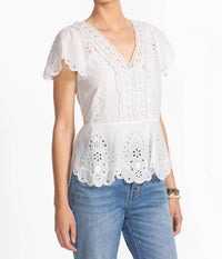 Johnny Was - Elizabeth Peplum Top