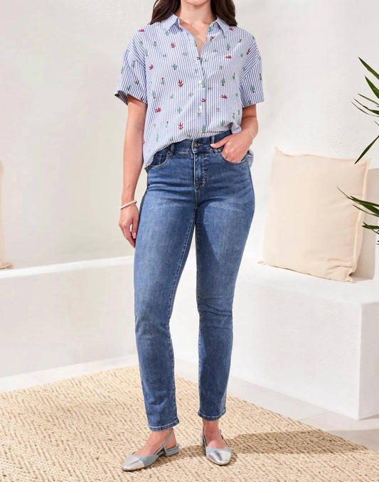 Tribal - Sophia Curvy Fit Straight Leg Jean