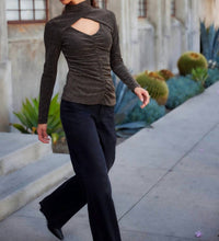 Fifteen Twenty - Adina Crossover Turtleneck Top