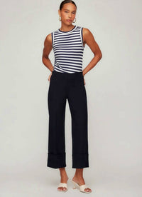 Fifteen Twenty - Regina Cuff Cropped Pants