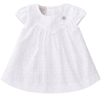 Paz Rodriguez - BABY EMBROIDERED FABRIC DRESS
