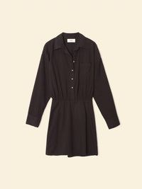 XIRENA Loulou Dress in black - women's dress - alternate view