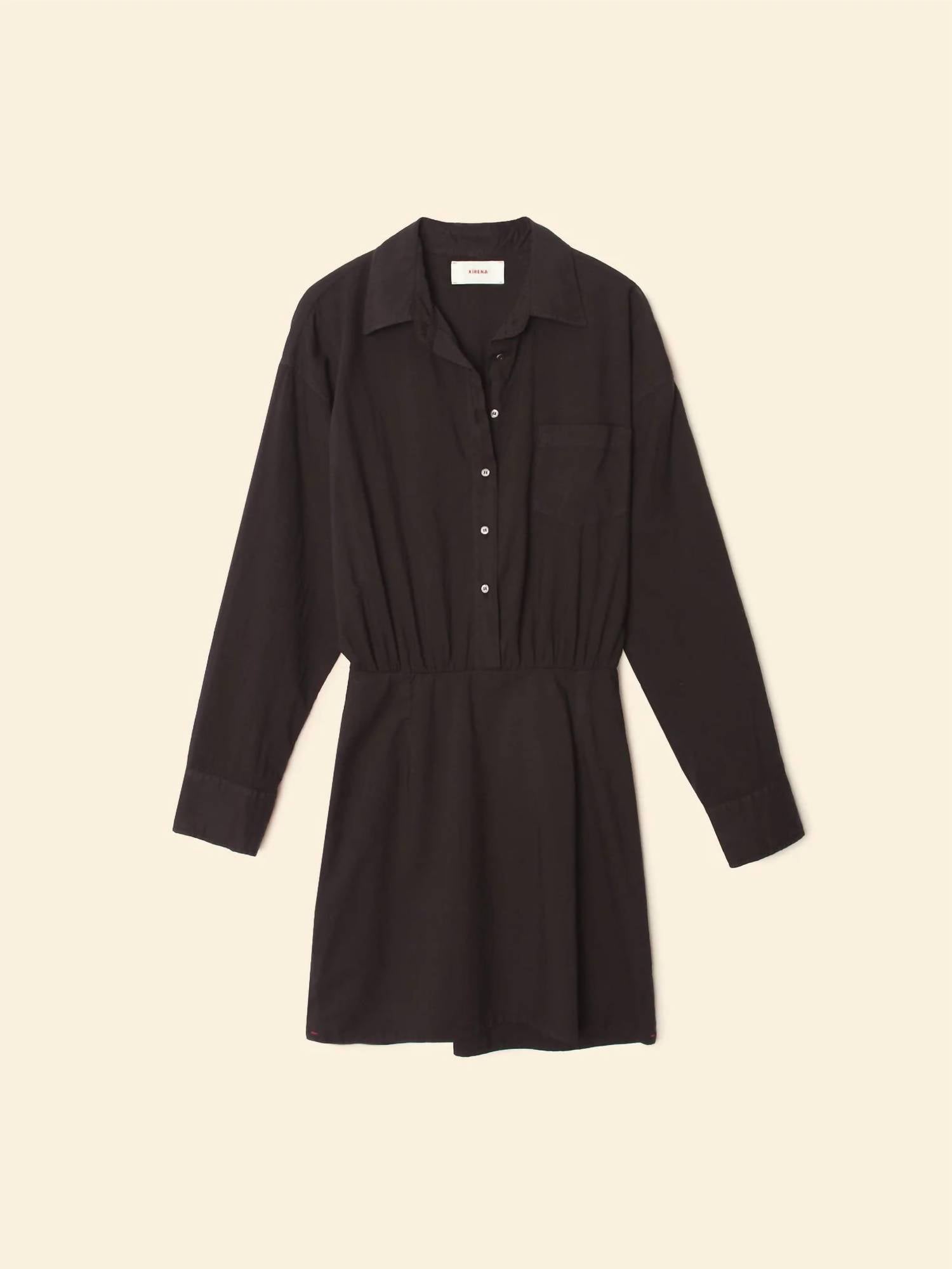 XIRENA Loulou Dress in black - women's dress - alternate view