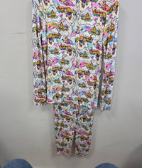 Pete + Lucy - Girl's Star Bright Long Sleeve Loungewear Set