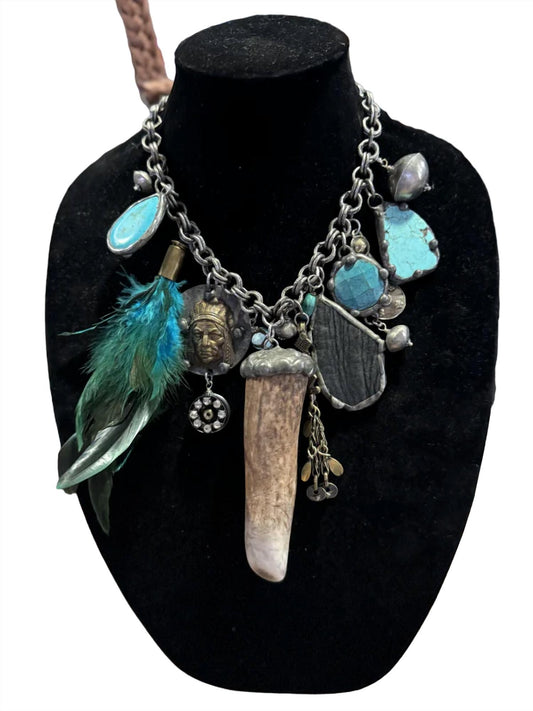 Art By Amy Labbe - Antler Necklace