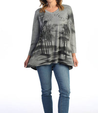 Jess & Jane - Inspiration Slinky High Low Top - Plus
