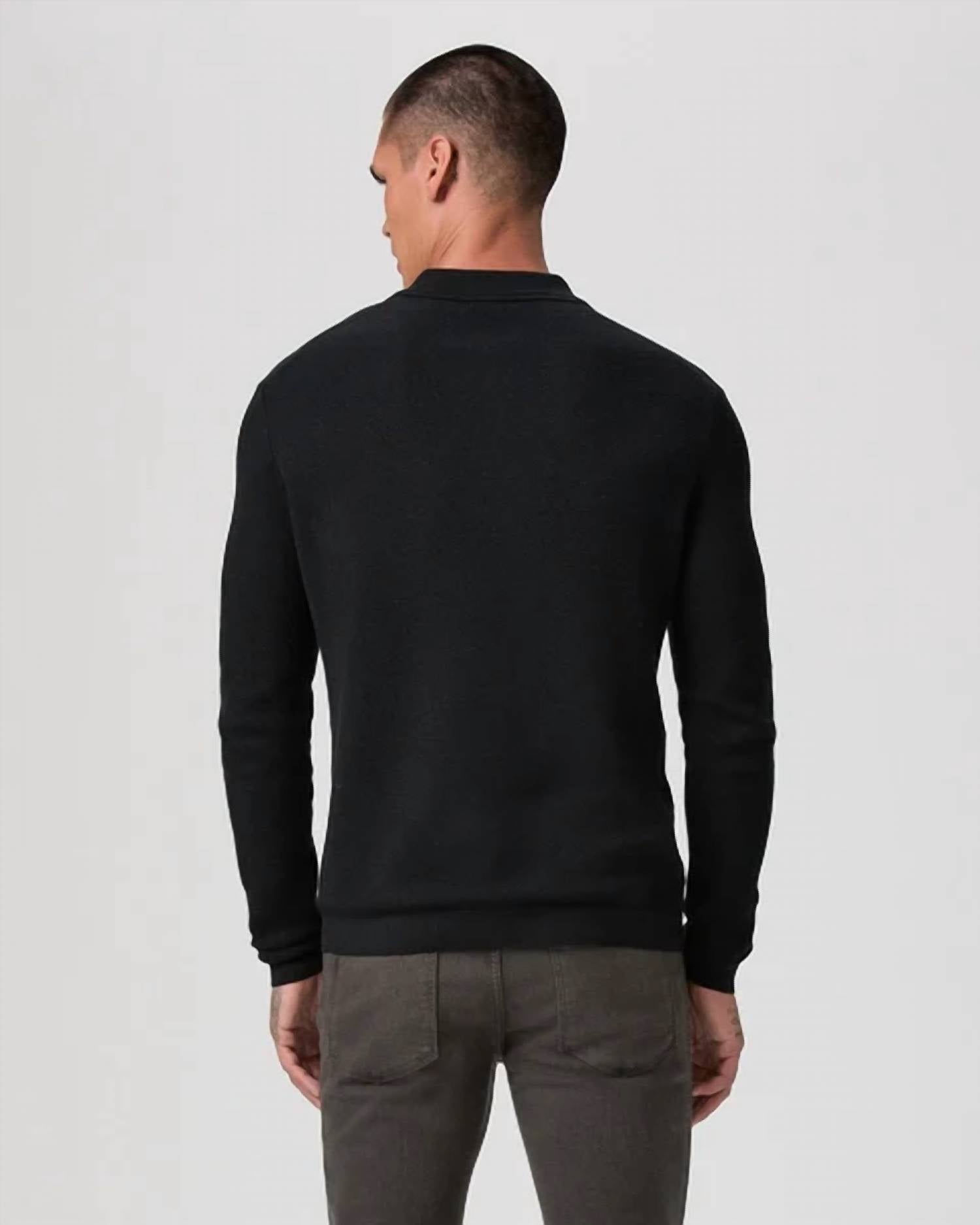Paige - Men's Selwyn Sweater Polo Shirt