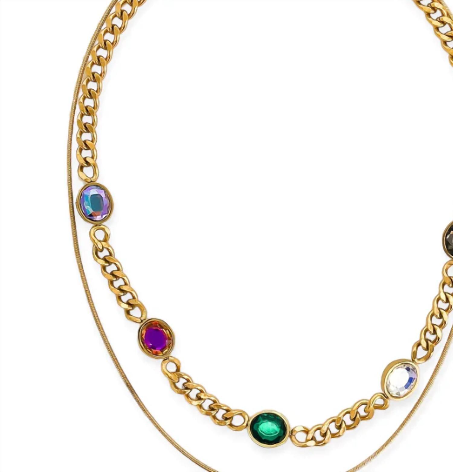 Omg Blings - Women's Sunset Necklace