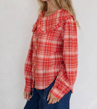 Things Between - Ren Plaid Long Sleeve Top